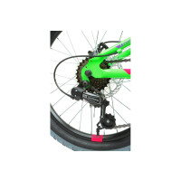 Велосипед Forward Twister 20 2.0 D ярко-зеленый/фиолетовый 2022 г 10" RBK22FW20044