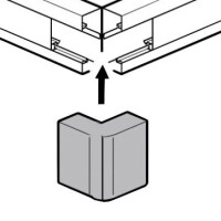 Угол внешний Legrand Metra 638182