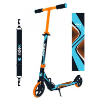 Самокат Ridex Liquid 180 черный/оранжевый