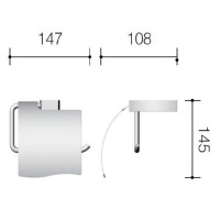 Бумагодержатель Schein Swing 326B