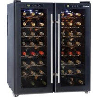 Винный шкаф Cavanova CV048-2T черный