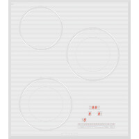 Встраиваемая электрическая варочная панель Zigmund & Shtain CNS 139.45 WX