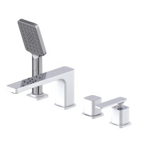 Смеситель для ванны Timo Helmi 4330/00Y-16Y хром/белый