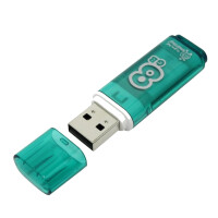 Флэш-накопитель Smartbuy Glossy 8GB green