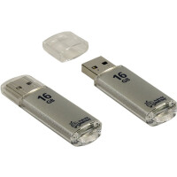 Флеш-диск Smartbuy V-Cut 16GB silver