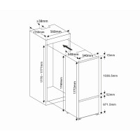 Встраиваемый холодильник Exiteq EXR-101
