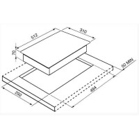 Встраиваемая газовая варочная панель Smeg PGF32G