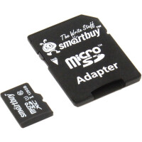 Карта памяти Smartbuy MicroSDXC class 10 128GB + SD adapter
