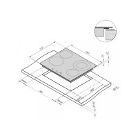 Встраиваемая электрическая варочная панель Darina 4P E323 B