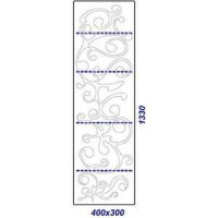 Clarberg Элеганс пенал подвесной правый, белый (El.05.04/R)