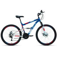 Велосипед Altair MTB FS 26 2.0 D 18 ск RBK22AL26068 синий/красный