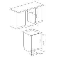 Встраиваемая посудомоечная машина Graude VGE 45.0