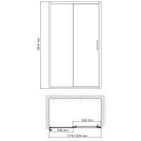 Душевая дверь WasserKraft Main 41S05