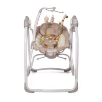 Электрокачели Jetem Flappy 2в1 кофейный JM21