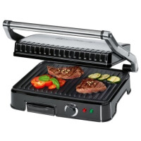 Электрогриль Clatronic KG 3487 черный/стальной
