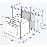 Встраиваемый электрический духовой шкаф Delonghi DVX 6 PPX