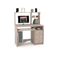 Стол компьютерный Мебель-Комплекс СК-08Н шимо светлый