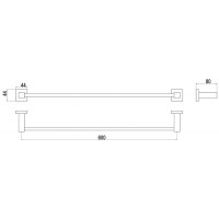 Полотенцедержатель Timo Selene 10053/00 chrome