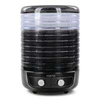 Сушилка для овощей и фруктов Marta MFD-8010PS черный жемчуг