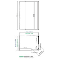 Душевой уголок WasserKraft Lippe 45 S 07