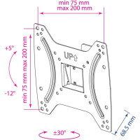 Кронштейн для телевизора Kromax Optima-202 black