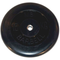 Диск обрезиненный MB Barbell MB-PltB31-15