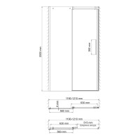 Душевая дверь WasserKraft Alme 15R05
