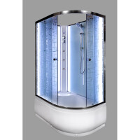 Душевая кабина Deto EM4512LNLED+GM