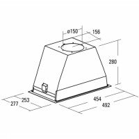 Встраиваемая вытяжка Cata GT Plus 45 X/L