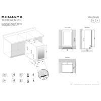 Встраиваемый винный шкаф Dunavox DAUF-38.100DB