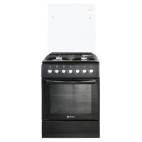 Комбинированная плита DeLuxe 606040.00гэ-003(кр) ЧР черный