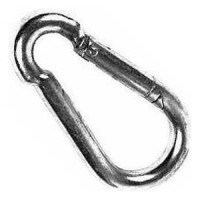 Карабин Зубр DIN 5299С оцинкованный 10мм ТФ5 15 шт (4-304545-10)