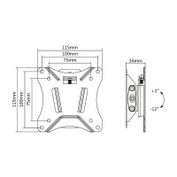 Кронштейн для телевизора Ultramounts UM830T