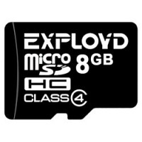 Карта памяти Exployd MicroSDHC 8GB Class4