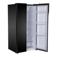 Холодильник Hyundai CS6503FV черное стекло