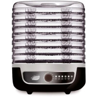 Сушилка для овощей Великие реки Волга-10 черный-серый