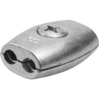 Зажим троса Зубр Бочонок 2мм ТФ5 30 шт (4-304455-02)