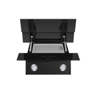 Каминная вытяжка Maunfeld Manchester Light 60 черное стекло