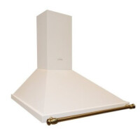 Каминная вытяжка Elikor Грант 60П-400-П3Л топленое молоко/рейлинг бронза