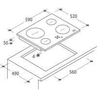 Встраиваемый комплект Candy FCP602X/ECH64CC