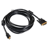 Кабель Buro HDMI-19M-DVI-D-5M