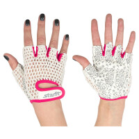 Перчатки для фитнеса Starfit SU-110 белый/розовый XS