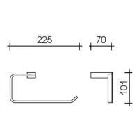 Держатель для бумажного полотенца Schein Allom 225E