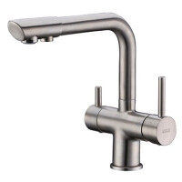 Смеситель для кухонной мойки WasserKraft A8027 матовый хром