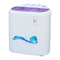 Стиральная машина Optima МСП-35 белая крышка/фиолетовые окна