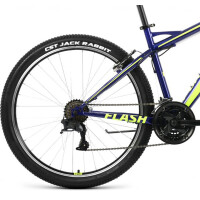 Велосипед Forward Flash 26 1.2 синий/ярко-зеленый 2022 г 15" RBK22FW26648
