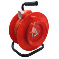 Удлинитель Электроконтакт УХ10-001 на катушке с выносной розеткой 10А,2,2кВт,30м (10153)