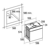 Встраиваемый электрический духовой шкаф Cata MRA 7108 IV