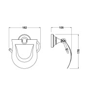 Бумагодержатель Schein Saine chrome 7053026