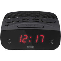 Радиобудильник Mystery MCR-23 черный/красный
